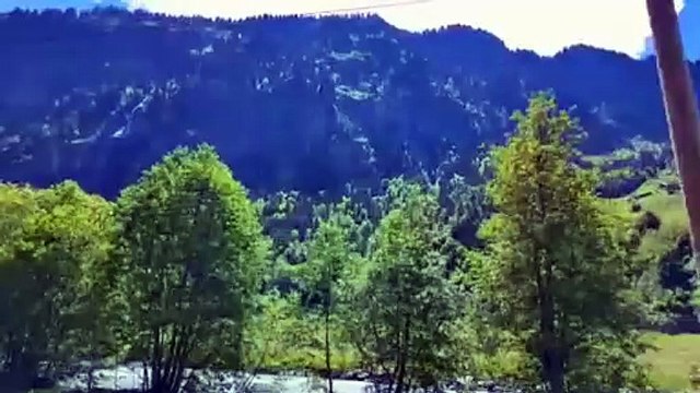 Switzerland Beauty Glimpse from the Swiss Train. #Travel