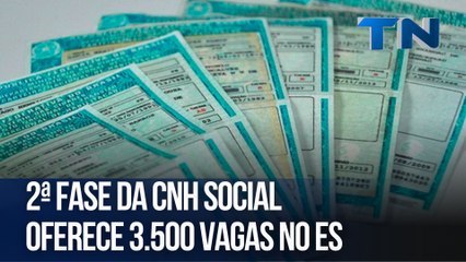 2ª fase da CNH Social oferece 3.500 vagas no ES