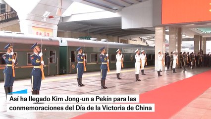 Así ha llegado Kim Jong-un a Pekín en su tren blindado
