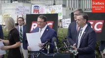 Protestors Repeatedly Shout 'Shame' At Republicans As They Wrap-Up Press Conference On D.C. Crime