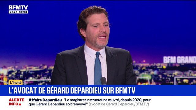 Affaire Depardieu: Sur les images, on voit une jeune femme se promener, rigoler et l'embrasser , indique Jérémie Assous, avocat de Gérard Depardieu
