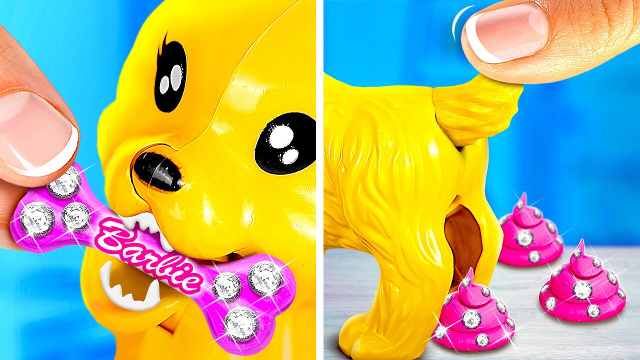 Barbie Dog 🐕 Oh No! The Dog Made a Mess! 🐶😱 Cute & Fun Dog Gadget! 🎉