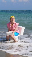 He Found a Peeing Boy Toy on the Beach! 🏖️😱 #beach #asmr #fun