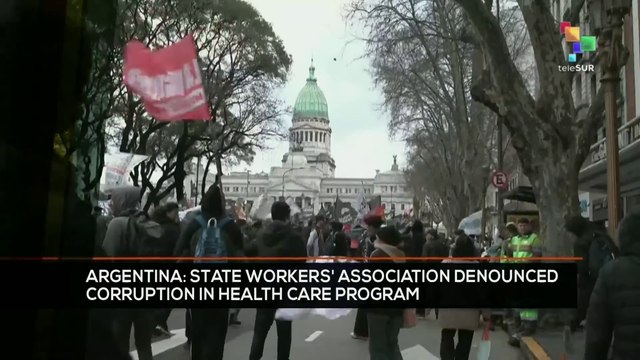 FTS 16:30 02-09: Argentina State Workers' Association denounced corruption in health care program