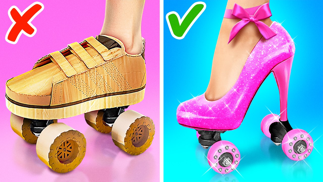 👠✨ Don't Throw Away Old Doll Shoes 💖 DIY Cute Pendant with Resin!