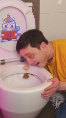 Wow! Let's Make a Rainbow Toilet Freshener! 🌈🚽 #DIY #Fun #ASMR