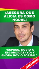 Revelan que el novio de Alicia Villarreal es bi… ¡y mantenido!