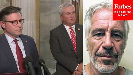 Speaker Johnson And James Comer Brief Press After Meeting With Jeffrey Epstein Victims