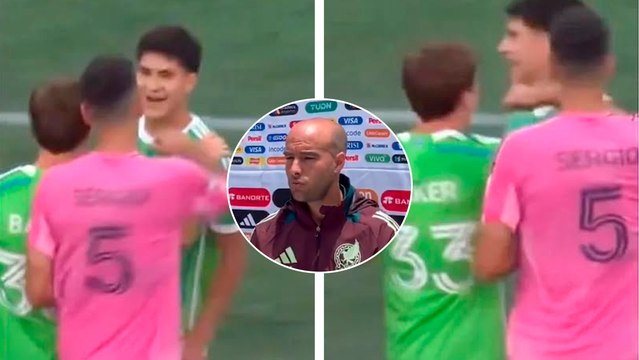 Eduardo Arce habla sobre la agresión que Oved Vargas sufrió en la final de la Leagues Cup por parte de Sergio Busquets