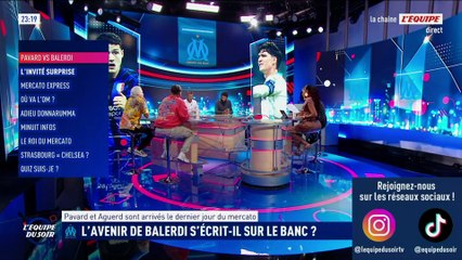 Pavard et Aguerd à l'OM : Balerdi sur le banc ? - L'Équipe du Soir - extrait