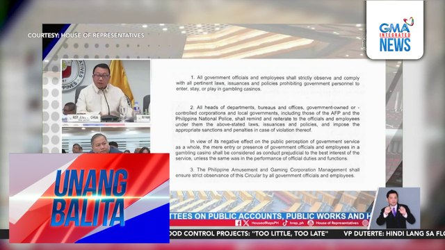 Ex-Bulacan 1st Dist. Engr. Henry Alcantara, umaming gumagamit ng pekeng ID para makapag-casino | Unang Balita