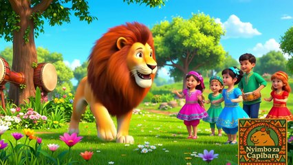 🦁✨ Simba wa Atlas _ Wimbo wa Watoto 🎶