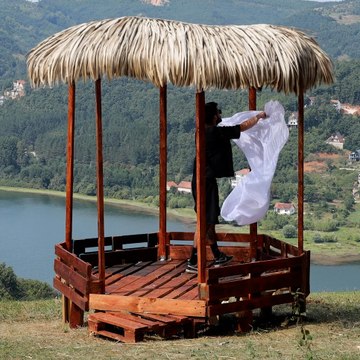 Eco gazebo out of pallets you can do for one day 🏕️