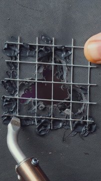 Amazing way to fix plastic bumper with melt zip ties 🛠️