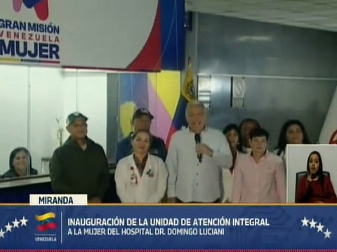 Miranda | Inaugurada la Unidad de Atención Integral a la Mujer en el Hospital Dr. Domingo Luciani