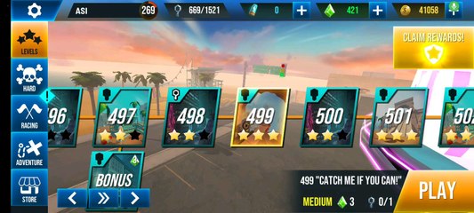 Stunt Car Extreme Level 499 "CATCH ME IF YOU CAN!"