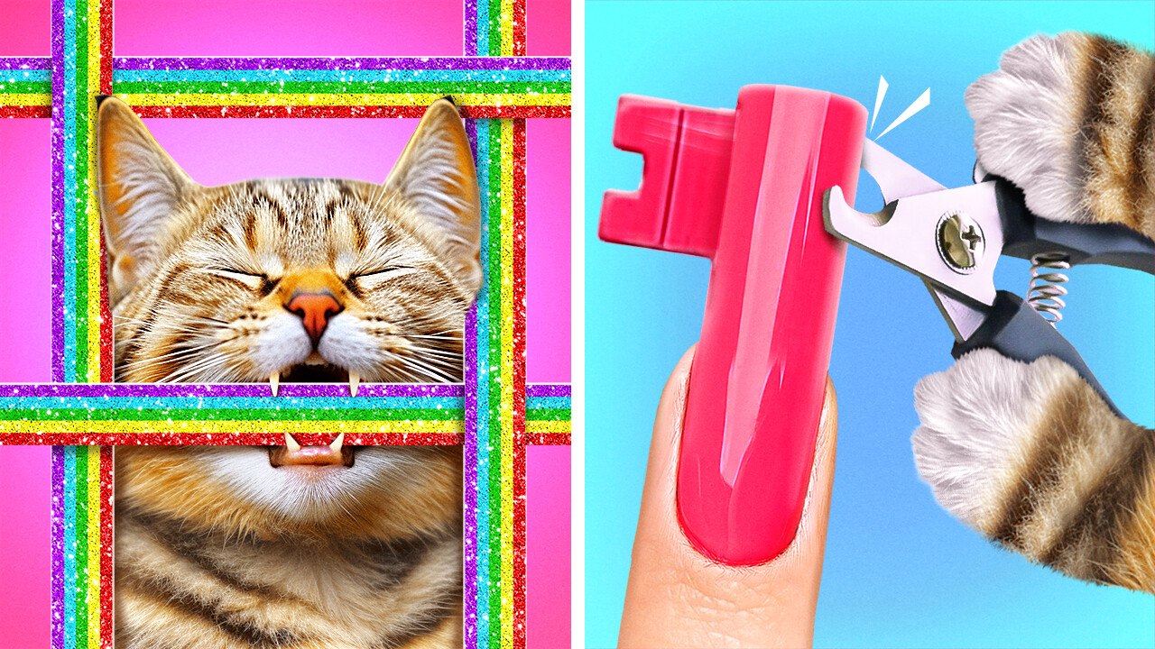 🐾💔 Heartbroken Cat Gets a New Girlfriend 💘 DIY cat From Clay and Old Figurines!