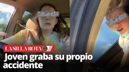 Joven graba su accidente de tránsito mientras cantaba para TikTok