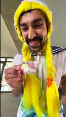 Picking up and chewing gum from the floor?! 🤢😬 That’s a bold move! #123go