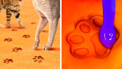 She Does Everything for Her Cat! 🐱🎠 DIY Fish Merry-Go-Round & Scratching Post