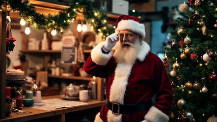 Santa Explains the Christmas Tree Skirt | Holiday Tradition with Santa Claus