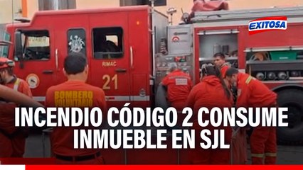 SJL: Incendio Código 2 consume fábrica de resortes