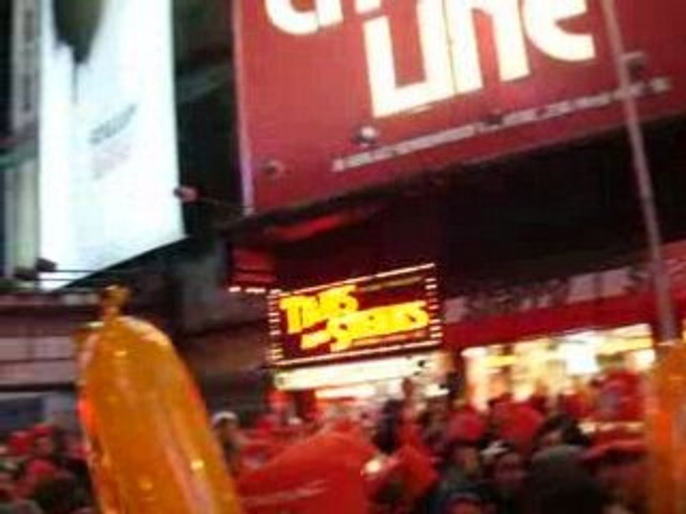 "Time Square, Jour de l'an 2008" NEW YORK NEW YORK