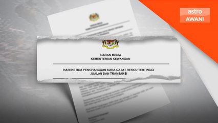 Lebih 2.9 juta rakyat belanja RM192.4 juta - MOF