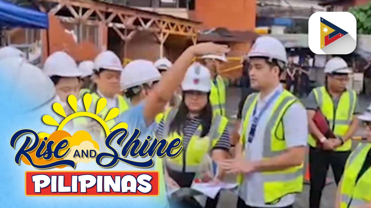 Bahagi ng Metro Manila Subway Project sa Pasig City, ininspeksyon ng mga opisyal ng DOTr at LGU | Bernard Ferrer