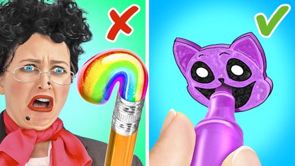 Banned From Bringing Snacks? 🍟 How to Sneak Soda with a Crazy Long Straw! 🤣 Funny Hacks