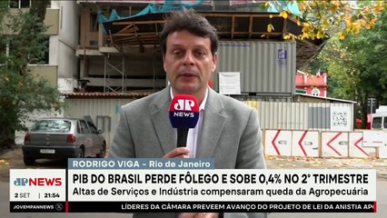 PIB do Brasil cresce 0,4% e perde fôlego no 2º trimestre