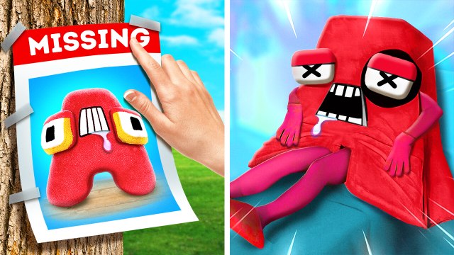 Letter A Is Missing 😱 *Crazy Crafts From Alphabet Lore*