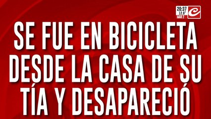 ¿Dónde está Ian?: se fue en bicicleta desde la casa de su tía