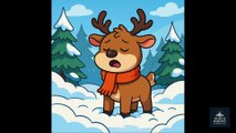 El ciervo canta en la nieve – perdió su camino | Cuentos de Hadas de North Dakota