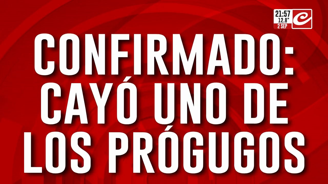 Confirmado: cayo uno de los delincuentes