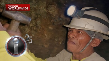 Minero, walong oras sumusuong sa madilim at masikip na kuweba para kumita ng pera | I-Witness