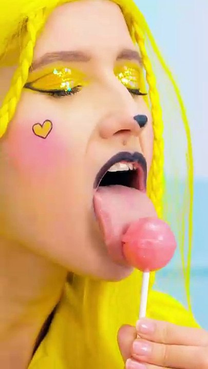 Making Colorful Lollipops 😅🍭  So Fun, So Sweet! #hack