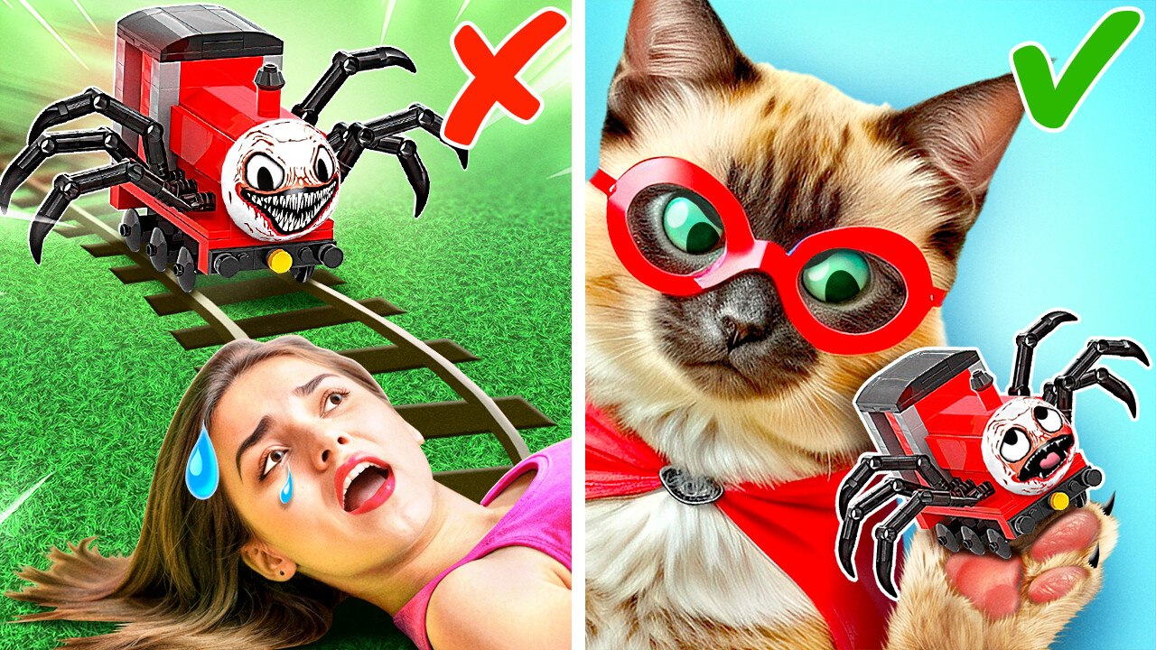 OMG! 😱 Smart Cat Escapes Evil Robot Dog! 🐱🤖 Hilarious Pet Rescue Comedy!