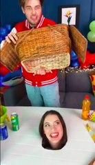 A Head In A Picnic Basket?! Wild Prank! 😅 #funny #prank