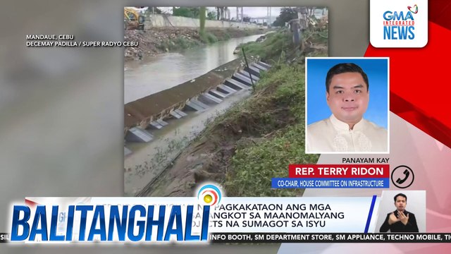 Panayam kay Rep. Terry Ridon, Co-Chair, House Committee of Infrastructure | Balitanghali