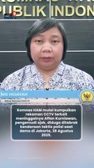 Komnas HAM Kumpulkan Rekaman CCTV untuk Usut Kasus Kematian Affan Kurniawan