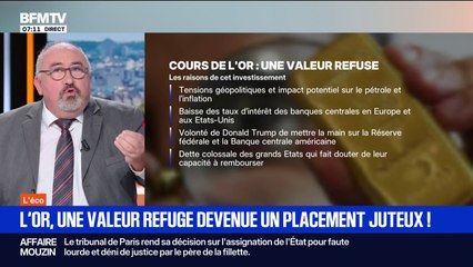 Signé BFM - Le cours de l'or est au plus haut