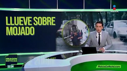 En algunas zonas de la CDMX hay inundaciones de hasta 50 centímetros por lluvias