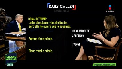 Trump llamó a la presidenta Claudia Sheinbaum "una mujer estupenda”