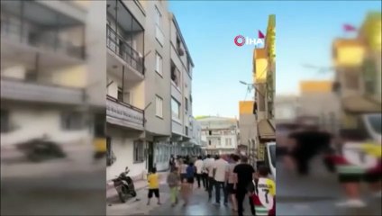 Yangında korku dolu anlar