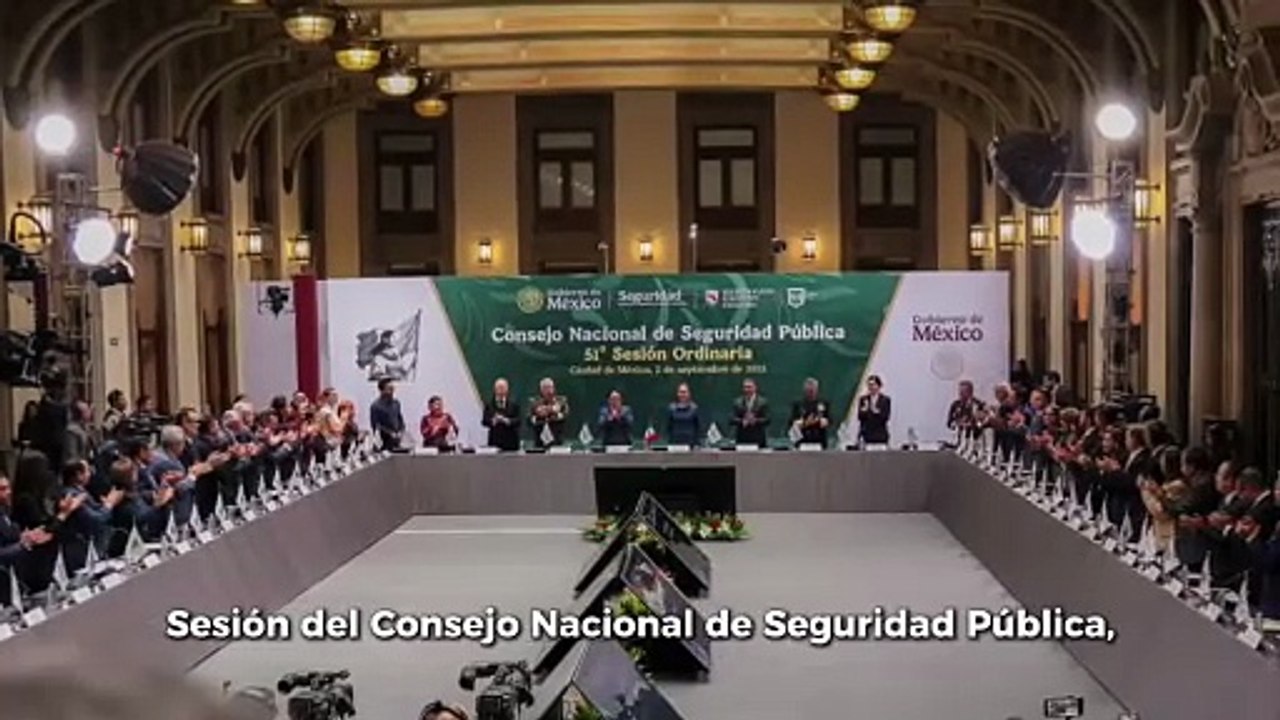 Gobernadora Marina del Pilar destaca avances de seguridad en Baja California, gracias a la coordinación con el Gobierno Federal.