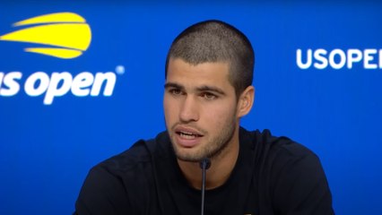 US Open 2025 - Carlos Alcaraz : "J'ai vraiment hâte de prendre ma revanche contre Novak Djokovic"