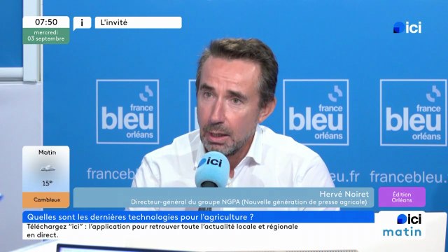 L'invité d'ici Matin, ici Orléans : Hervé Noiret