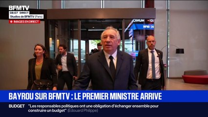 François Bayrou est arrivé dans les locaux de BFMTV