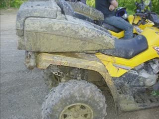 Bain de boue avant la corse